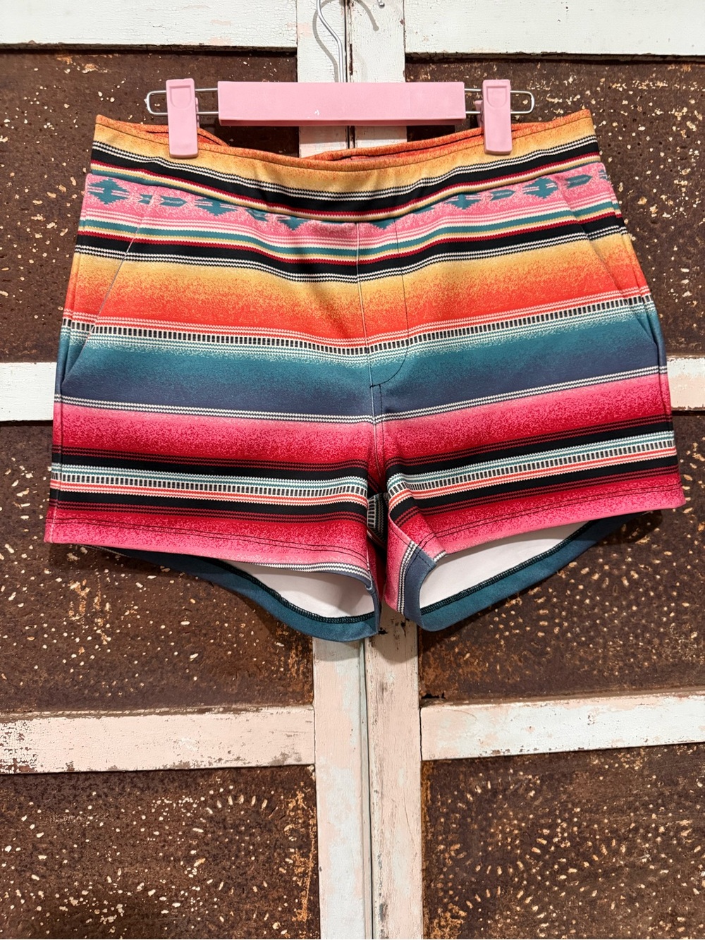 Double D Ranch serape shorts